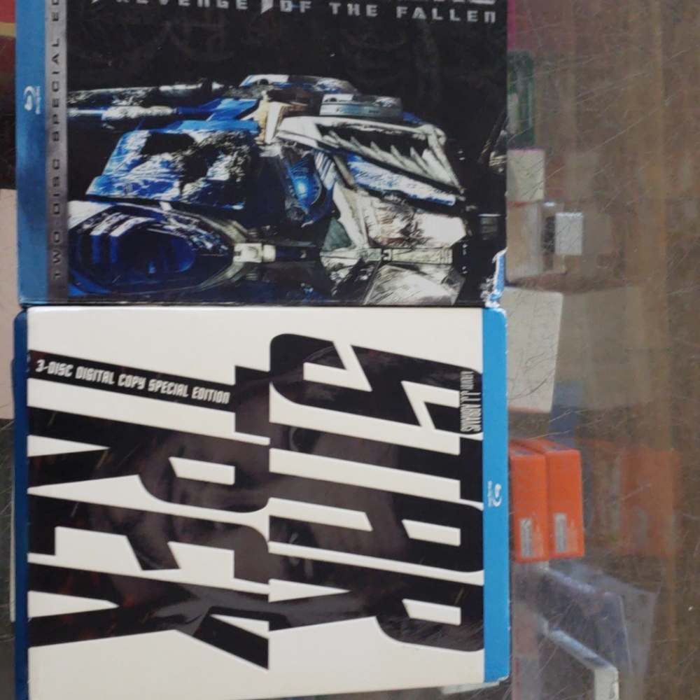 Star trek and transformer dvd